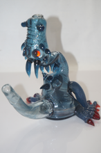 Load image into Gallery viewer, Blue Dragon American Oil Rig Glass Pipe