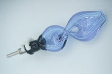 Load image into Gallery viewer, Fancy Glass Colored Honey Straw Nectar Collector - OhioHippiesSmokeShop.com