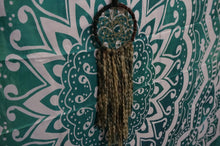 Load image into Gallery viewer, Forest Green Macrame Dream Catcher Wall Hanger - Caliculturesmokeshop.com