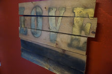 Load image into Gallery viewer, Wooden Sign of Love