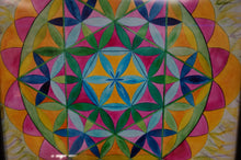Load image into Gallery viewer, Flower of Life Print in Frame - Caliculturesmokeshop.com