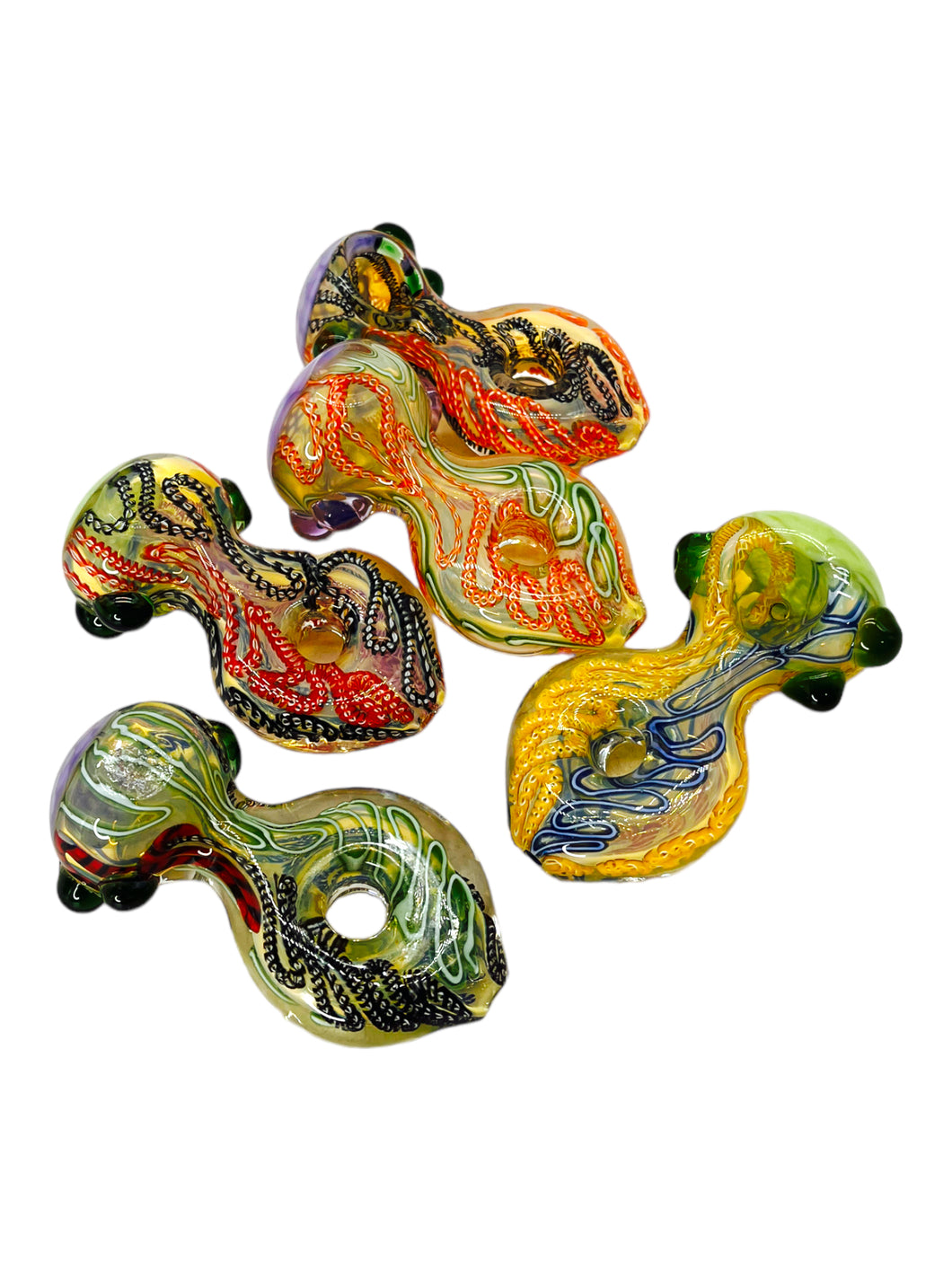 Snake Fumed Donut Pipe