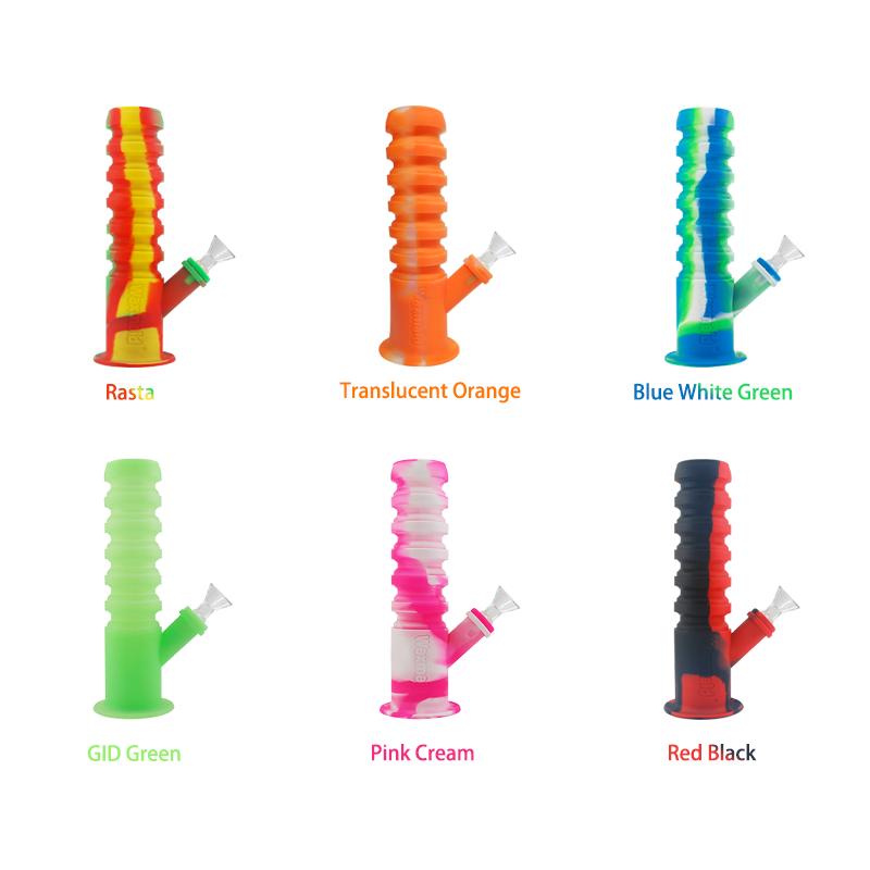 Tall Silicone Water Pipe