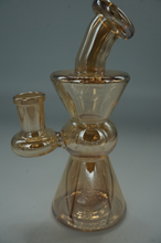 Load image into Gallery viewer, Gold/Silver/Clear Oil Rigs - Caliculturesmokeshop.com
