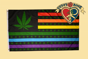 Variety of Groovy, Hippie, Rainbow, Flags - Caliculturesmokeshop.com