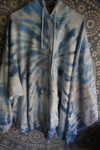 Load image into Gallery viewer, Hoodie, Blue Tie-Dye Coat - Caliculturesmokeshop.com
