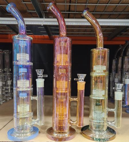 Triple Perc Pipe - Ohiohippies.com