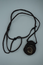 Load image into Gallery viewer, Hemp String, Red Tigers Eye Clay Necklace - Caliculturesmokeshop.com
