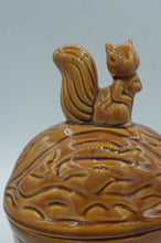 Load image into Gallery viewer, Vintage Ceramic Squirrel Walnut Nut Dish - ohiohippiessmokeshop.com
