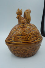 Load image into Gallery viewer, Vintage Ceramic Squirrel Walnut Nut Dish - ohiohippiessmokeshop.com
