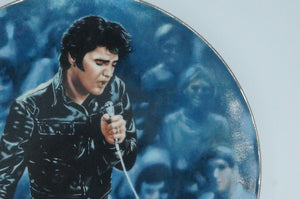 Vintage Elvis Presley Plate - ohiohippiessmokeshop.com