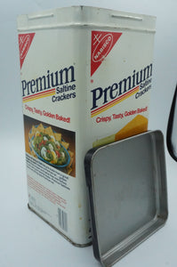 Vintage Premium Saltine Crackers Container - ohiohippiessmokeshop.com