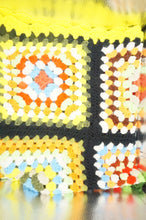 Load image into Gallery viewer, Bright Yellow Woven Knitted Blanket -ohiohippiessmokeshop.com
