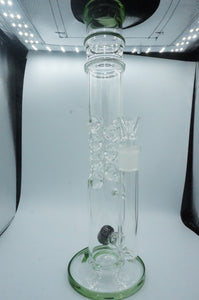 Tall Fancy Green Water Pipe - ohiohippiessmokeshop.com