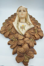 Load image into Gallery viewer, Vintage Jesus and Mary Ceramic Wall Hanging Art - ohiohippiessmokeshop.com
