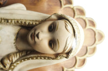 Load image into Gallery viewer, Vintage Jesus and Mary Ceramic Wall Hanging Art - ohiohippiessmokeshop.com
