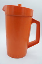 Load image into Gallery viewer, Vintage Tupperware Water Orange Retro Push Button Pitcher, 70's
