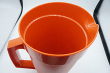 Load image into Gallery viewer, Vintage Tupperware Water Orange Retro Push Button Pitcher, 70's
