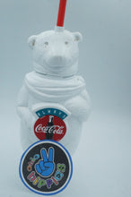 Load image into Gallery viewer, Vintage Polar Bear Straw Cup, Always Coca Cola, Made in Canada - ohiohippiessmokeshop.com
