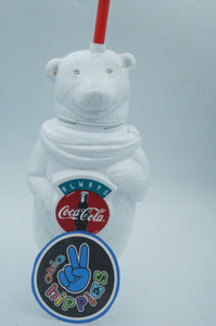 Vintage Polar Bear Straw Cup, Always Coca Cola, Made in Canada - ohiohippiessmokeshop.com