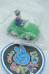 Vintage Burger King Kids Meal Toy, Cartoon Character in Green Car - ohiohippiessmokeshop.com