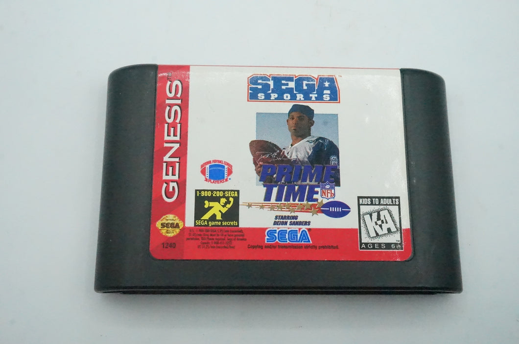 NFL Prime Time Sega Game - Ohiohippies,com