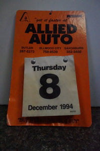 Vintage Automotive Calendar - Ohiohippies.com