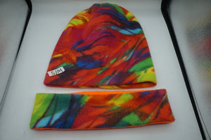 Fleece Tie Dye Hat & Headband - Ohiohippies.com