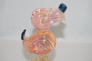 Pink Parrot American Glass Pipe