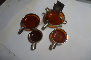 Vintage ashtray set- ohiohippies.com