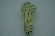 Load image into Gallery viewer, cream and blue spiral pipe- ohiohippies.com
