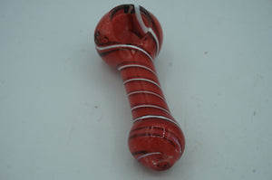 red, white and black striped pipe- ohiohippies.com