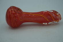 Load image into Gallery viewer, red and yellow striped pipe- ohiohippies.com
