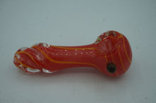 Load image into Gallery viewer, red and yellow striped pipe- ohiohippies.com
