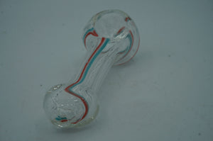 striped clear pipe- ohiohippies.com