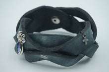 Load image into Gallery viewer, Hand Made, Silver Charms Leather Bracelets - Caliculturesmokeshop.com
