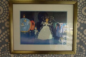 Original Gel Print of Cinderella in Frame - Caliculturesmokeshop.com