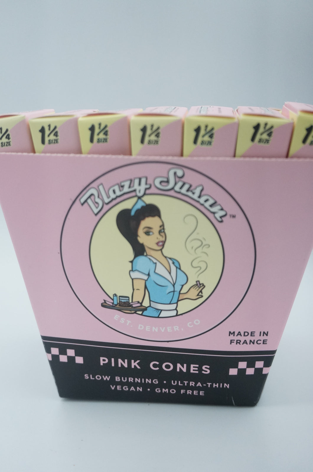 Blazy Susan Pink Cones 11/4 Size - Caliculturesmokeshop.com