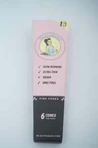 Blazy Susan Pink Cones 11/4 Size - Caliculturesmokeshop.com