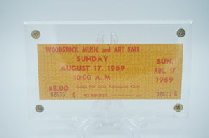 Vintage Woodstock Original Tickets - ohiohippies.com