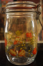 Load image into Gallery viewer, Vintage Art, Print Glass Jar - ohiohippies.com

