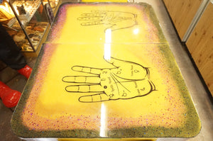 Hand-Made Pour Resin Vintage Tables - ohiohippies.com