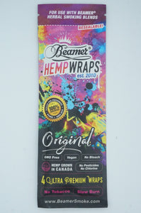 Beamet Hemp Wraps, 4 Ultra Premium Wraps - ohiohippiessmokeshop.com