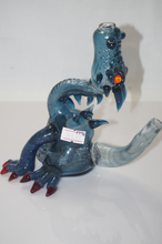 Load image into Gallery viewer, Blue Dragon American Oil Rig Glass Pipe
