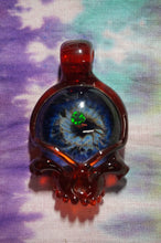 Load image into Gallery viewer, Grateful dead stealie Glass Pendant with beautiful Opal
