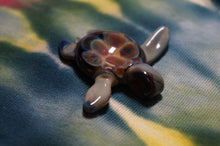 Load image into Gallery viewer, Flower Earth Turtle Glass Pendant - Caliculturesmokeshop.com
