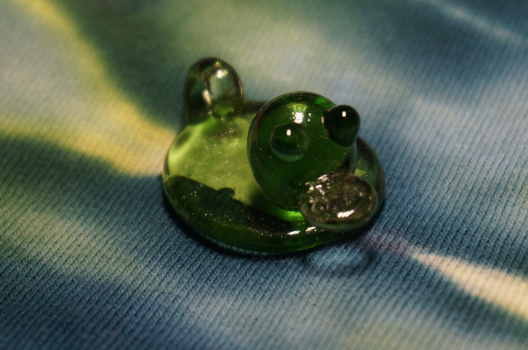 The Envy Green Duck Glass Pendant - Caliculturesmokeshop.com