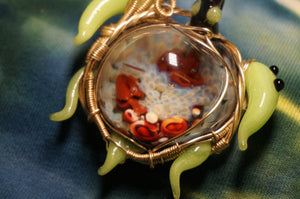 Inner Ocean Turtle Glass Pendant - Caliculturesmokeshop.com