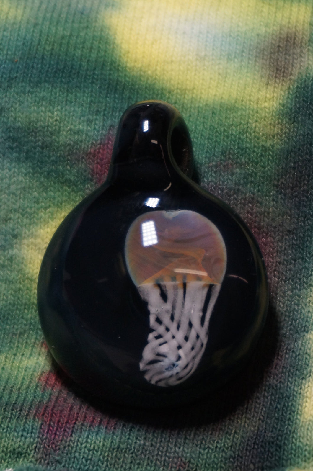 Color-full Jelly Fish 6 Glass Pendant - Caliculturesmokeshop.com
