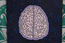 Load image into Gallery viewer, Cosmic Brain Acrylics Canvas Art - Caliculturesmokeshop.com
